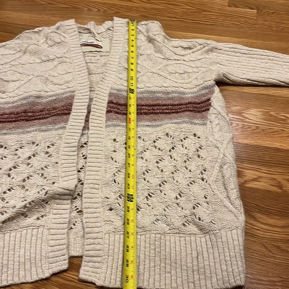NWT Anthropologie Pilcro Jemma Cable Knit Cardigan M/L - Picture 15 of 16
